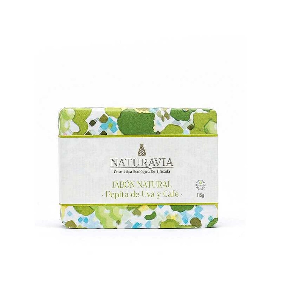 Cuidado Personal Naturavia Jabones | Jab N Natural Pepita De Uva Y Caf . Exfoliante | 115G