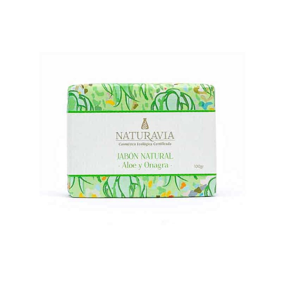 Cuidado Personal Naturavia Jabones | Jab N Natural Con Aloe Y Onagra. Reparador | 115G