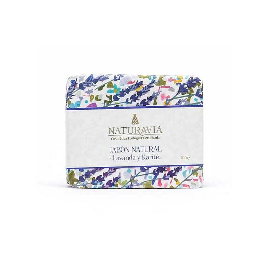 Cuidado Personal Naturavia Jabones | Jab N Natural Con Lavanda Y Karit . Hidratante Y Calmante | 115G