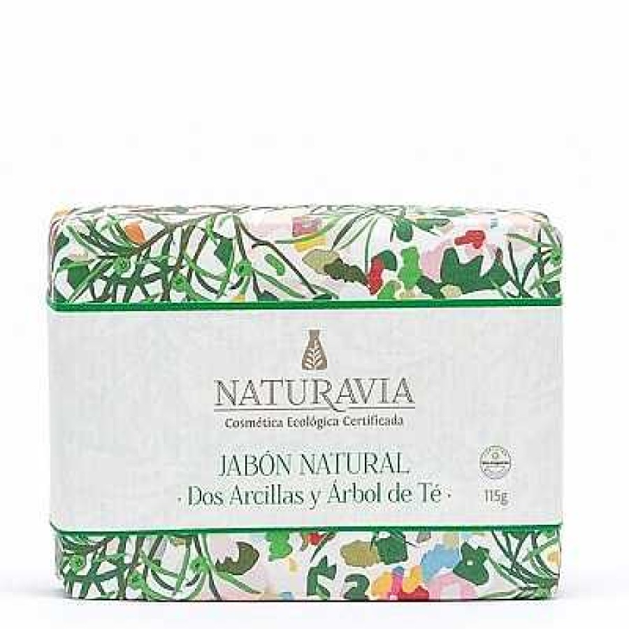 Cuidado Personal Naturavia Jabones | Jab N Natural Dos Arcillas Y Rbol De T . Regulador | 115G